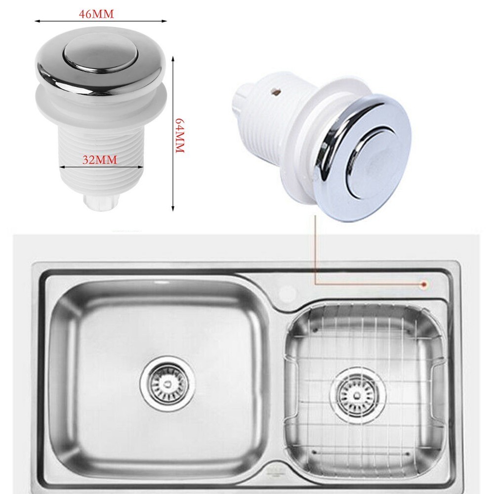 New Practical Push Air Switch Switch 1PCS 32mm ABS Button Push Air Switch