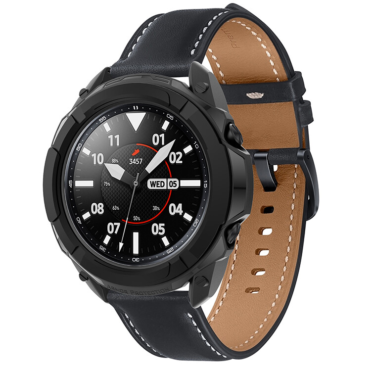 For Samsung Galaxy Watch3 Armor Protective Case Scale Ring Protective Cover