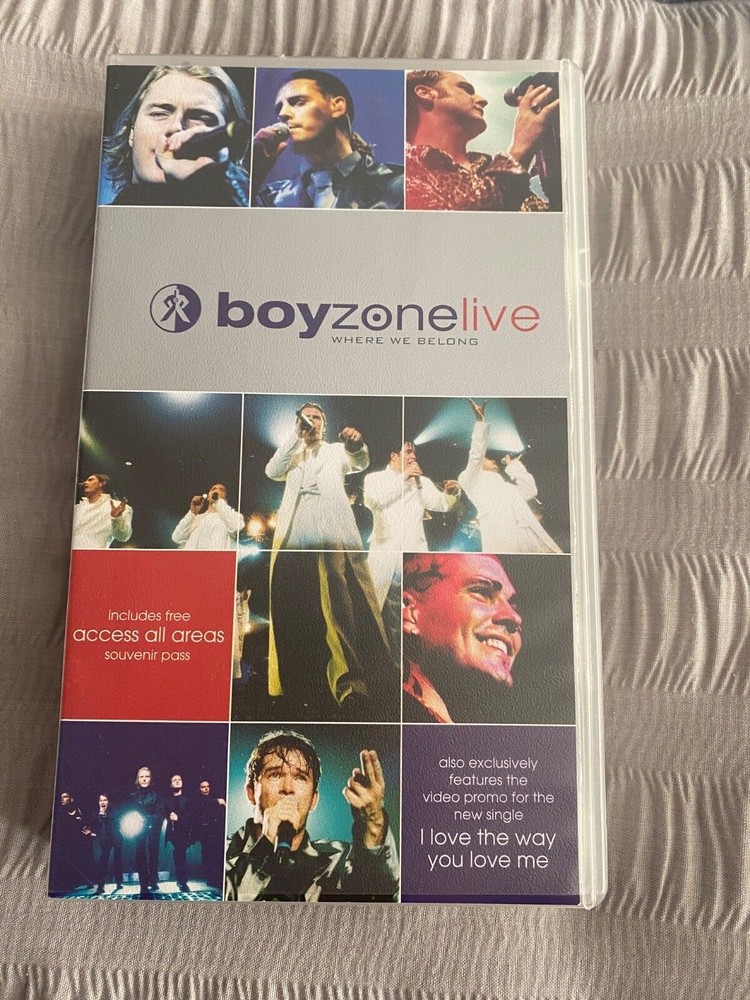 Boyzone Live Where We Belong VHS