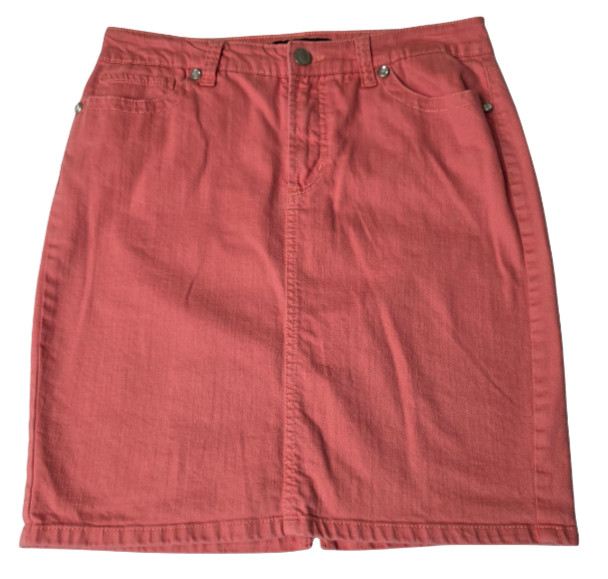 Nine West Size 8 / 29 Women's Coral Jeans Denim Skirt