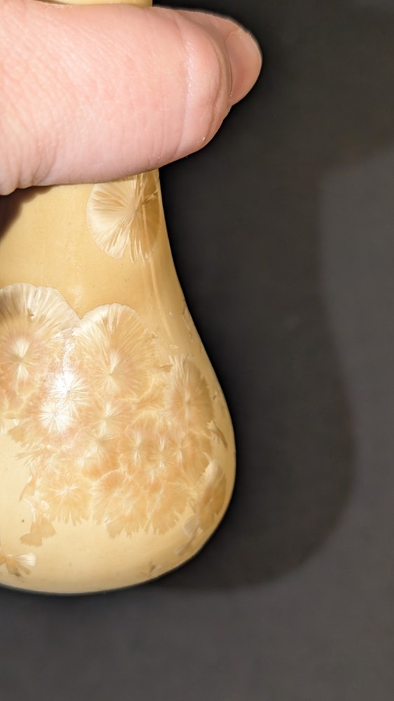 1982 John Dya Crystalline Studio Vase