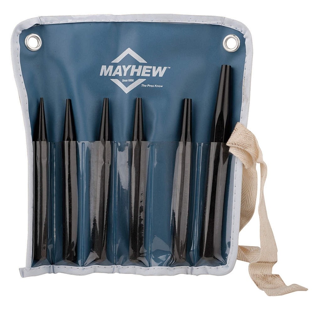 Mayhew Pro 61340 Punch Kit, 6-Piece