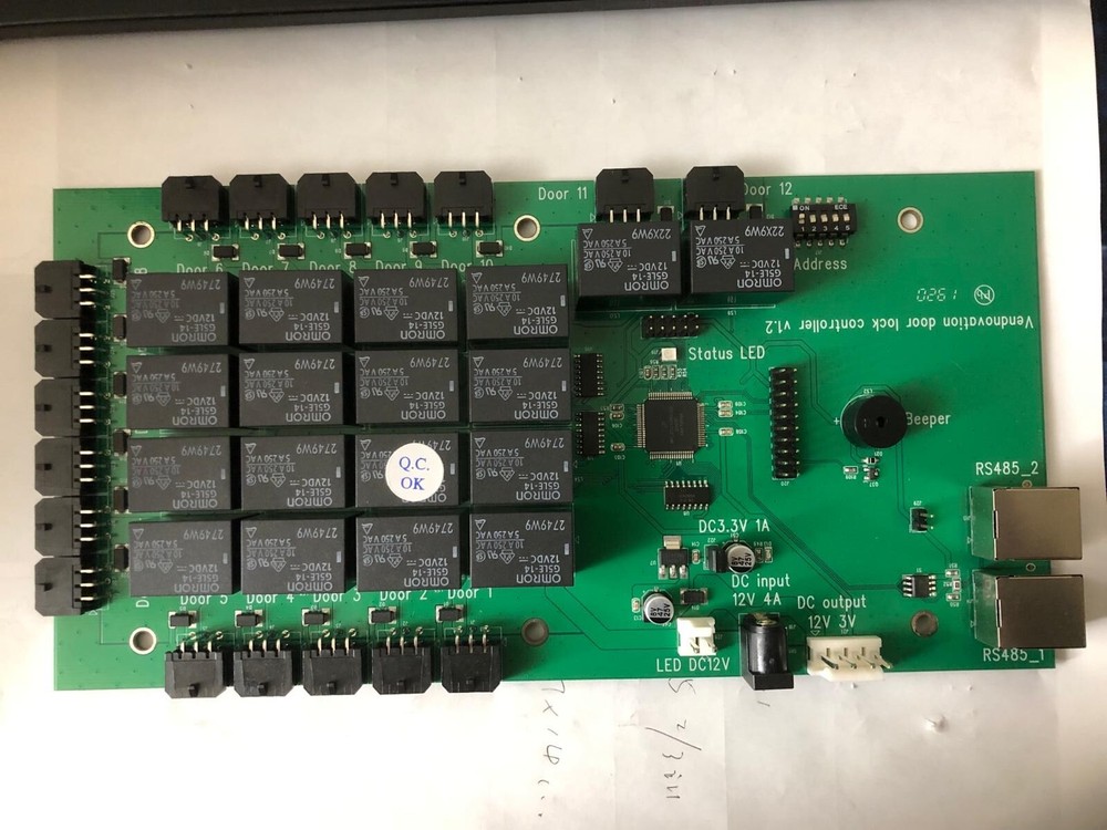 Vendnovation door lock controller v1.2 Vending parts/locker board controller