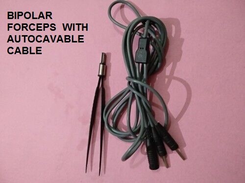 Electrosur.gical Mini Cautery Bipolar Forceps with Silicon Cable Laparoscopy 786