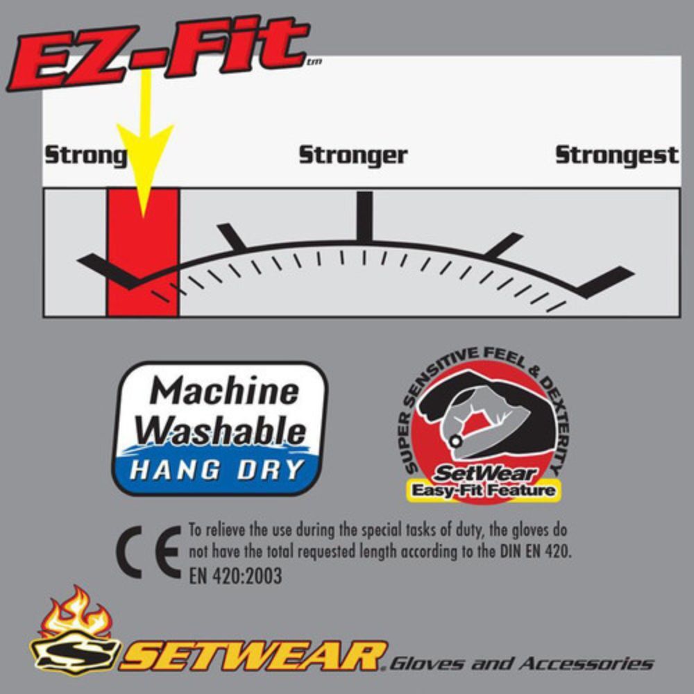 Setwear EZ-Fit Gloves (Medium)