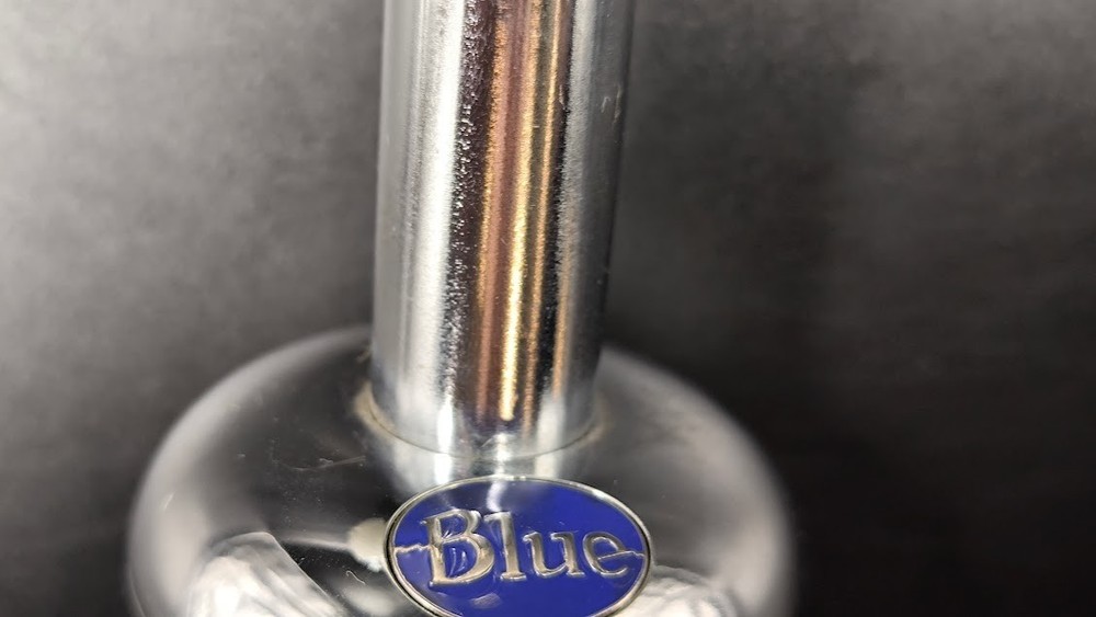 Blue Snowball USB Microphone Used Working White