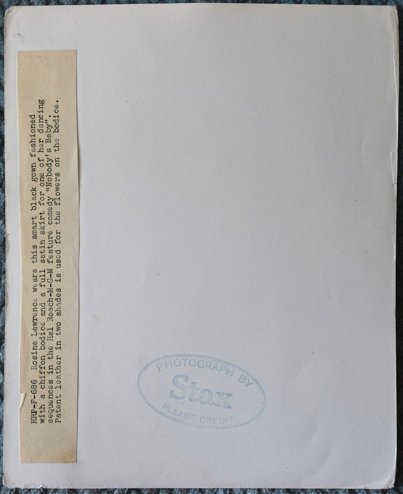 Rosina Lawrence Hand Signed Card