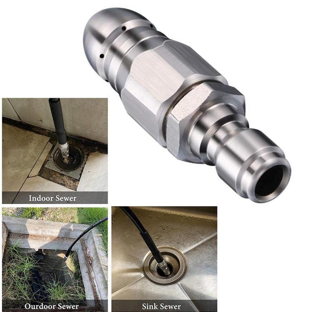 Clog Removal Drain Jetter Hose Precise Cleaning Technology 200g Weight