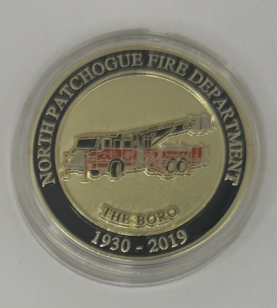 North Patchogue Fire Dept 1930-2019 Suffolk County Challenge Coin