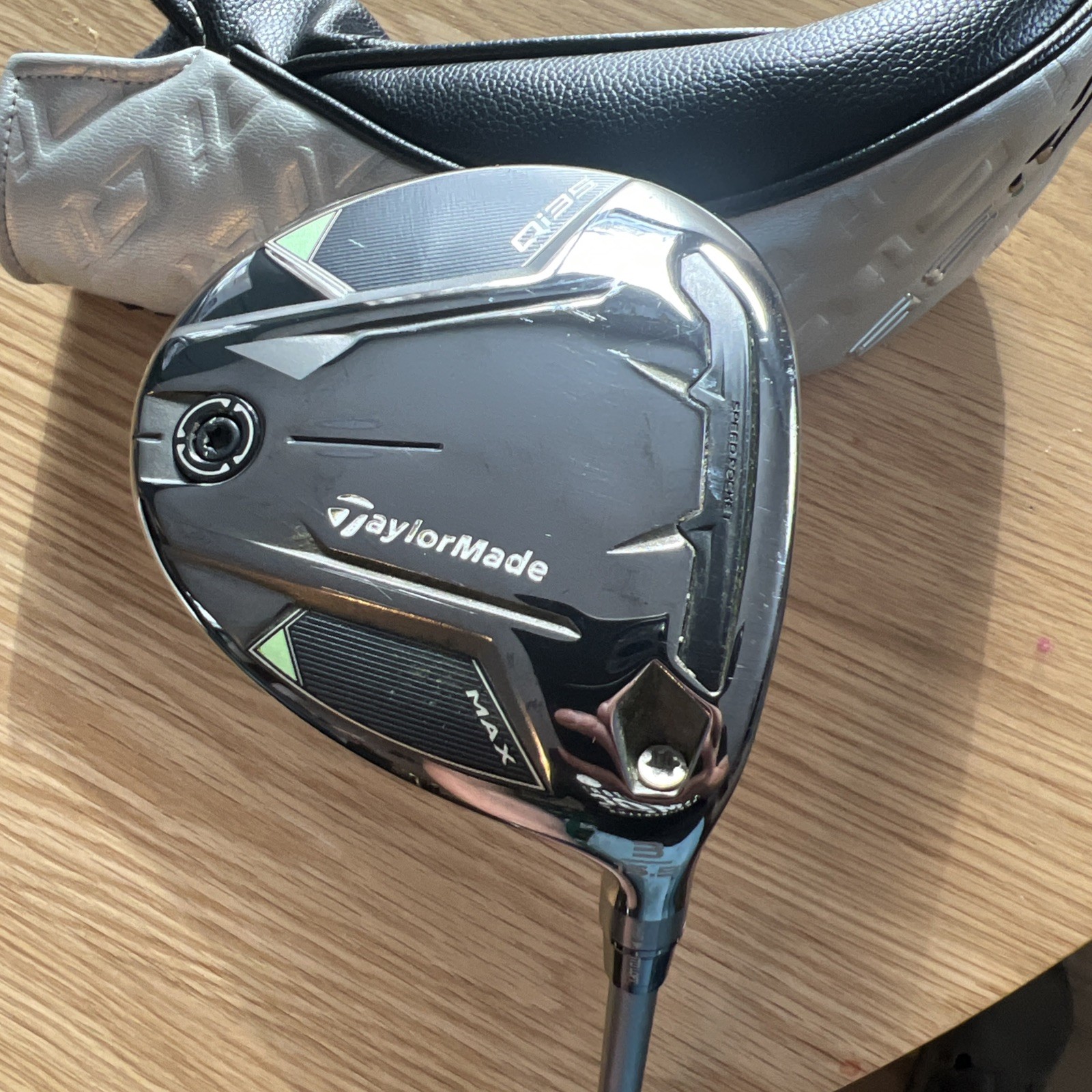 TaylorMade Qi35 MAX 15.5* 3 Wood Stf Fujikura Air Speeder 50 Senior Very Good