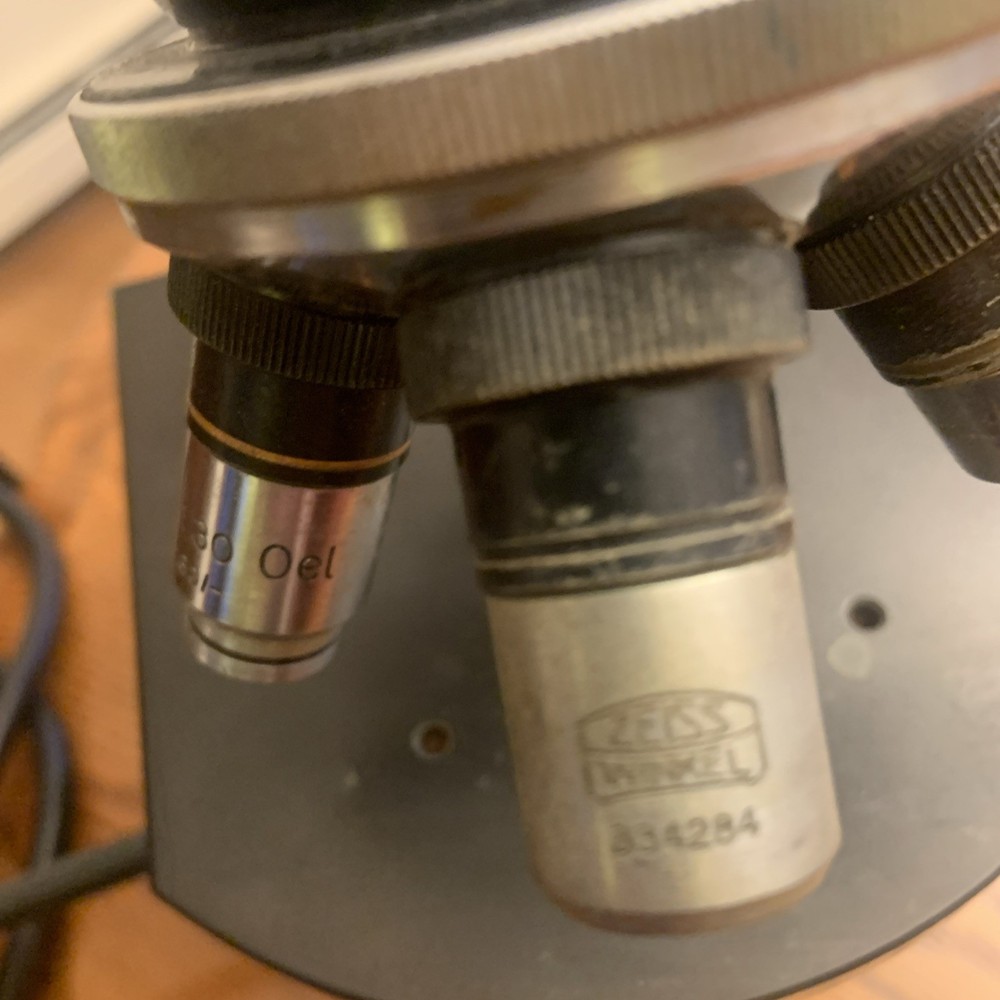 Carl Zeiss - Binocular Microscope with four Objective Lenses