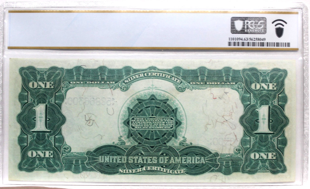 1899 $1 Silver Certificate FR-226 - "Black Eagle" - Graded PCGS 63 UNC NICE!!