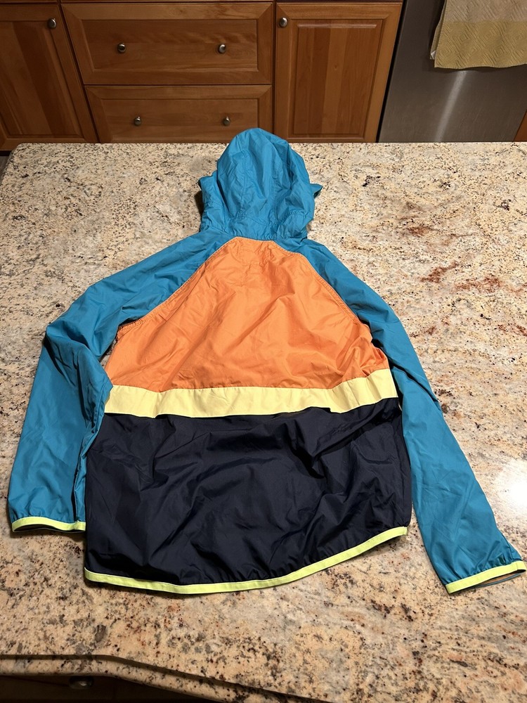 Gymboree Boys Large (10-12) & Medium/Lined (7-8) Hooded Windbreakers (Zip)