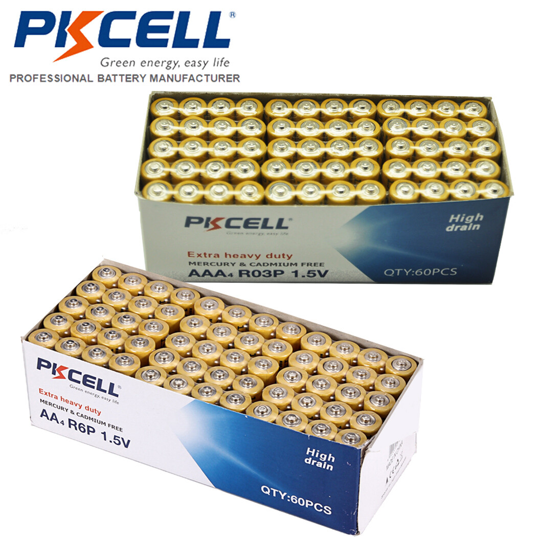 Up to 100x 1.5V AA AAA Batteries R03P R6P PC1500 E92 Zinc-Carbon for Toys Remote