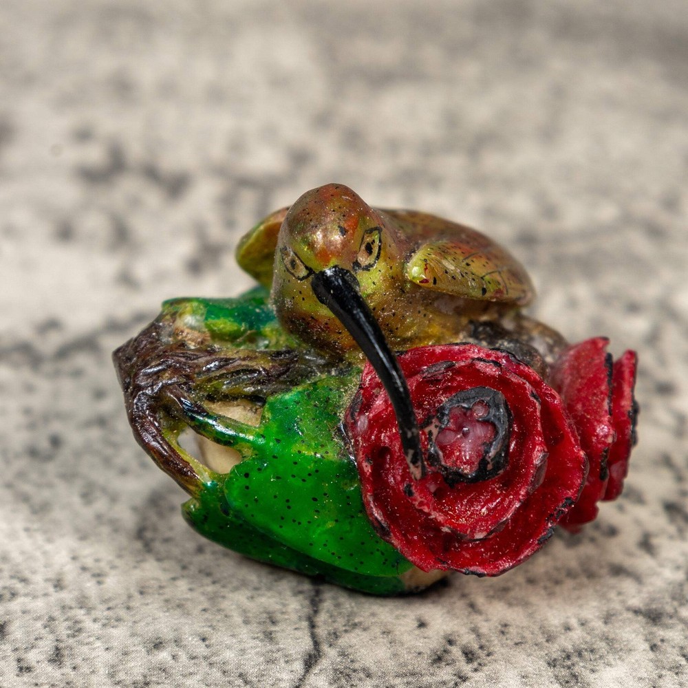 Hummingbird Tagua Carving