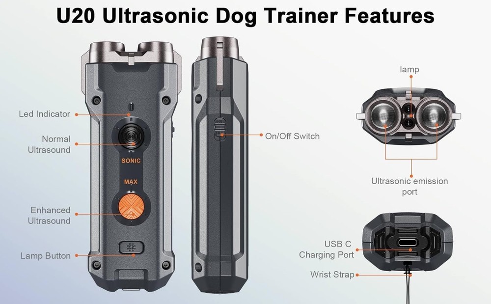 Sound Training Device |Anti-bark and Corrector Behavioral |Stop Bad Behavior ...