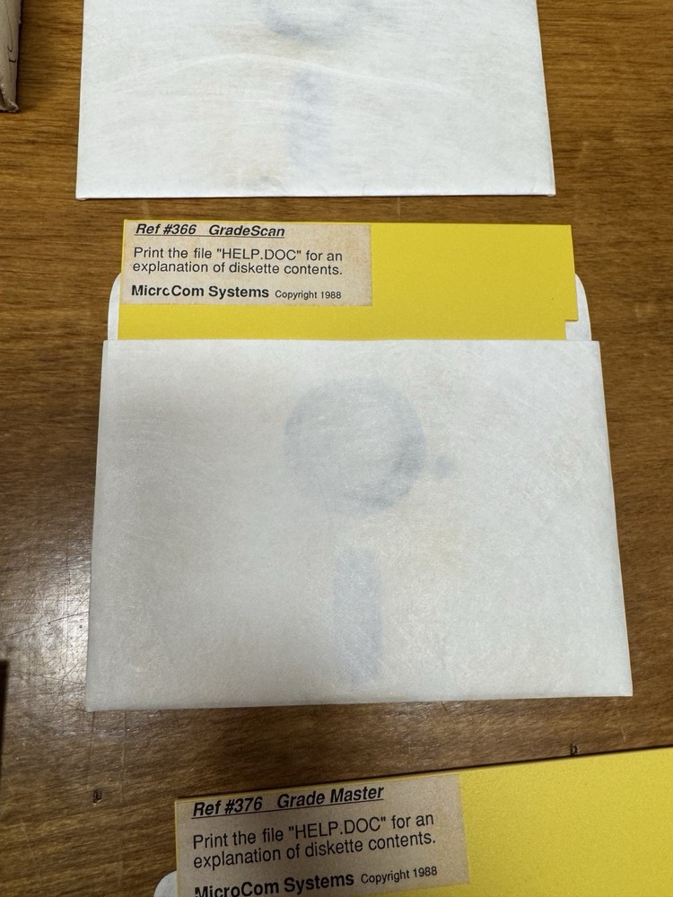 1988 MicroCom Systems 5.25” DOS Software Lot w/ Original Mailer