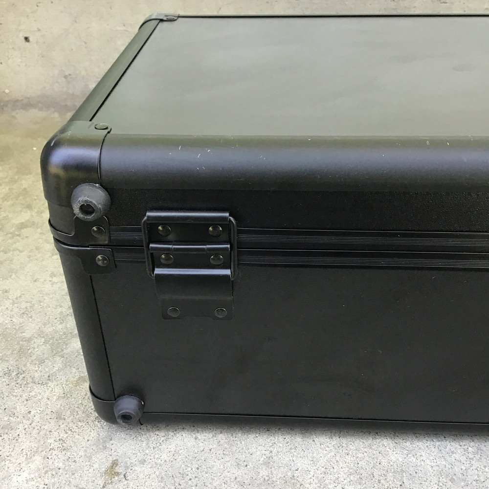 PREZA Graded Card Storage Box & Display Case 3 FOAM DIVIDER Black RIGID DESIGN