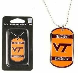 NCAA Virginia Tech Hokies Engravable Neck Tag