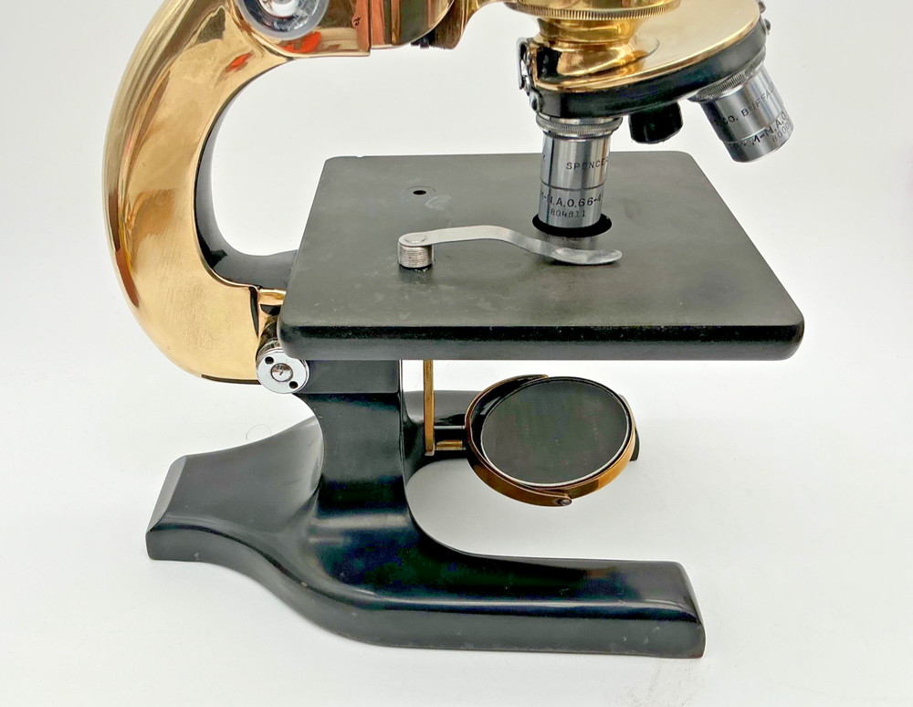 Collectible 1930's Spencer Brass Microscope