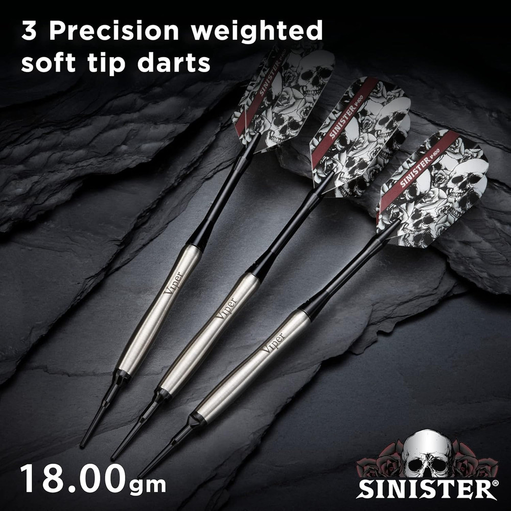 Viper Sinister 95% Tungsten Soft Tip Darts