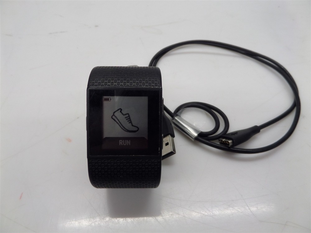 Fitbit Surge Black Large Wristband Activity Tracker FB501