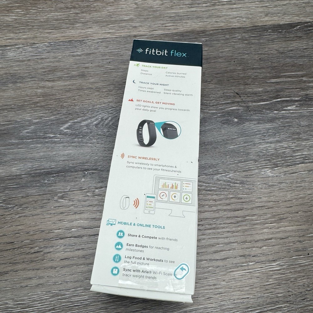 Fitbit Flex Activity Sleep Tracker Wristband Blue Color