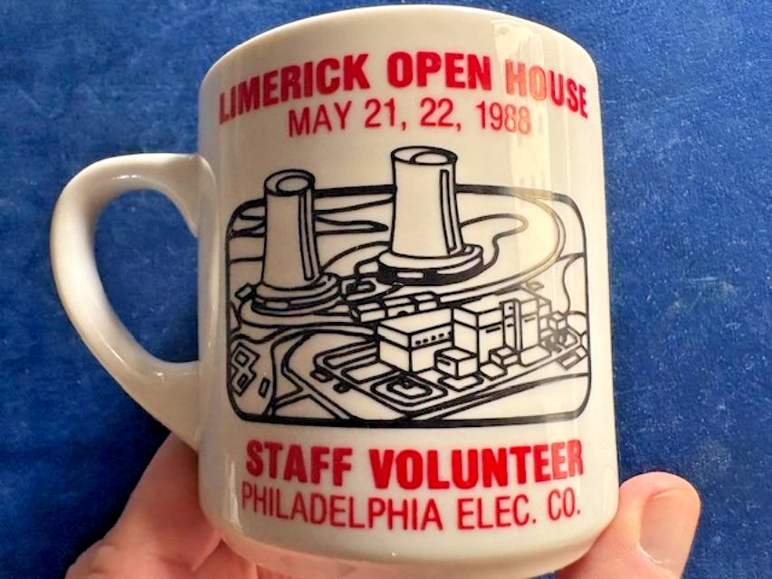 Vtg 1988 Limerick Nuclear Generating Station "Open House" Staff Vol. MUG - 3.5"