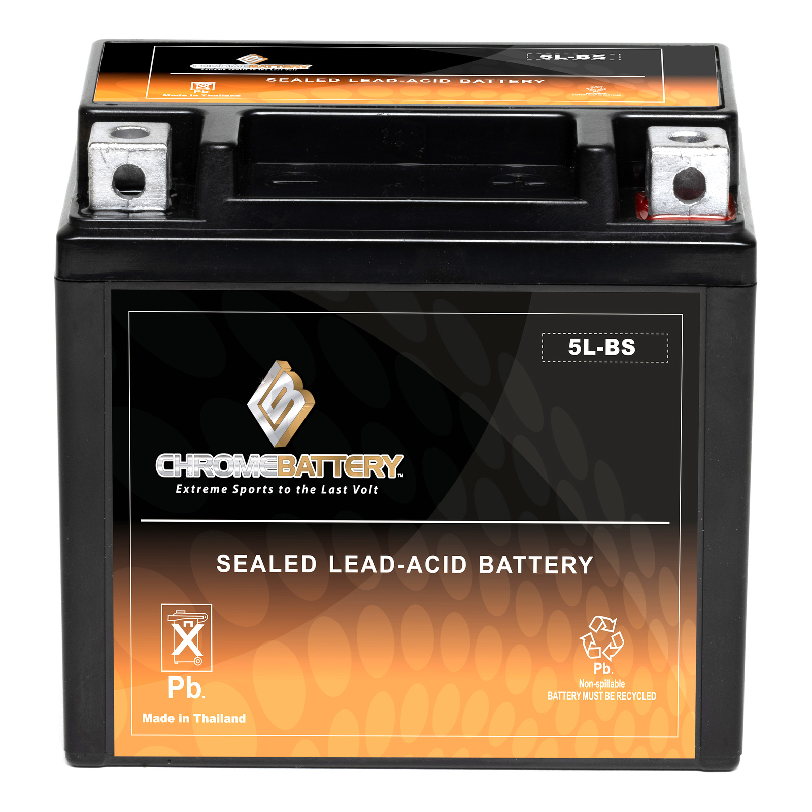 YTX5L-BS High Performance - Maintenance Free - Sealed AGM Motorcycle Battery