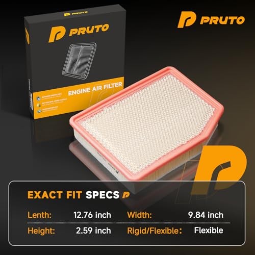 High-Flow Engine Air Filter Compatible with Chevy GMC 2019-2026 Silverado