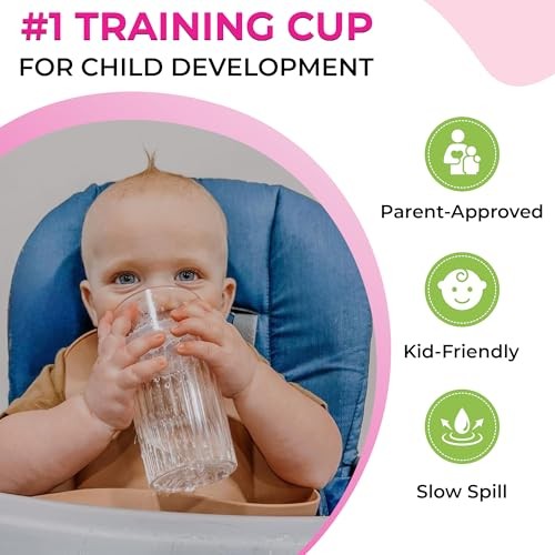 BUNDLE: Smart Cup (Clear 1-Pack) Open Training Cup, Toddler Cup, 1-Pack Clear