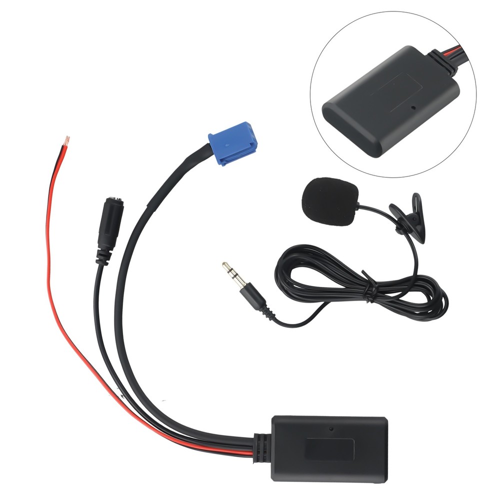 Cable Adapter Cable ABS BT5.0 Version Black Module Handsfree