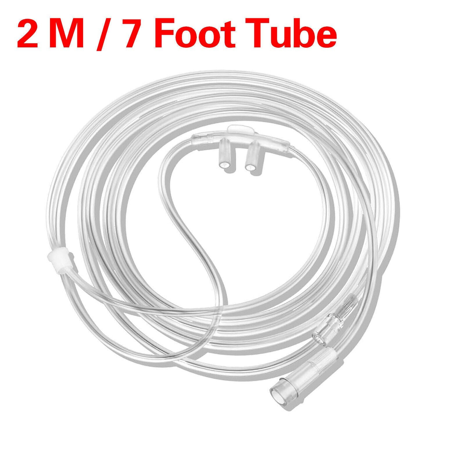 ZIQING 2m/5m/8m Nasal Oxygen Cannula Reusable Tubing Oxygen Cannula US