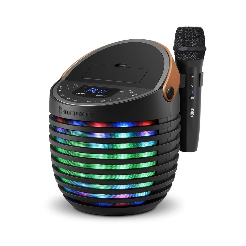 SINGCAST Video Casting Karaoke System-Bluetooth, Light Show & Voice Changer-NEW!