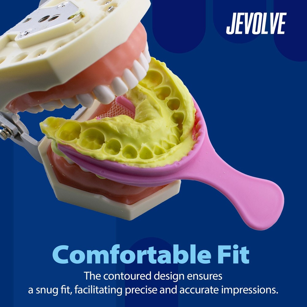 Disposable Dental Impression Triple Trays Registration Bite Trays Multi Styles
