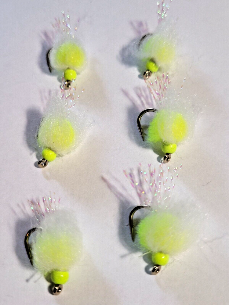 Bead Head UV Nuke Egg Chartreuse Size 8 (per 6)