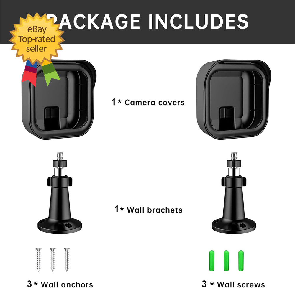 Blink Wall Mount Adjustable 360 Degree Weatherproof Camera Mount for Security