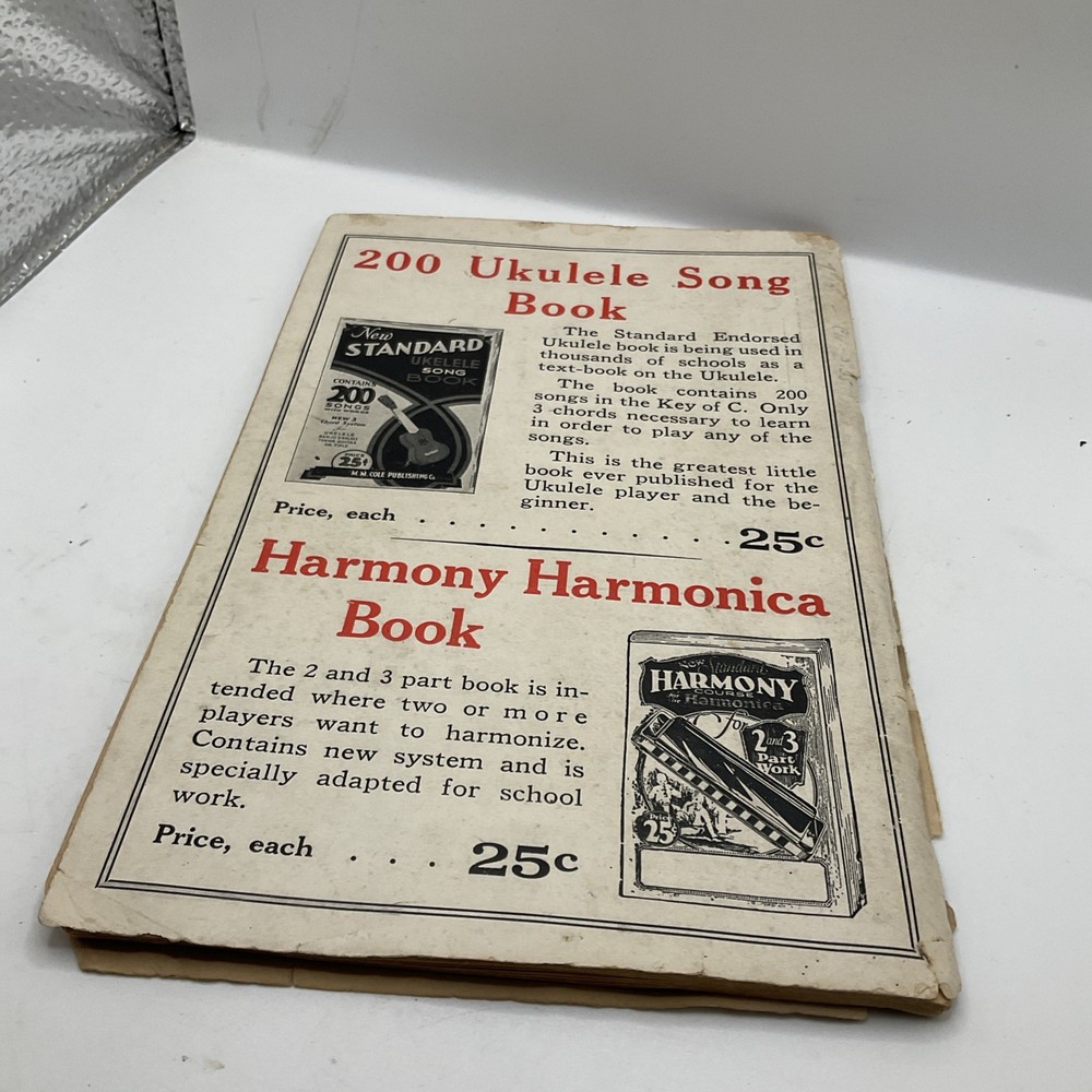 1954 Harmonica Course Book With Harmonica Fair Condition Sold As Is