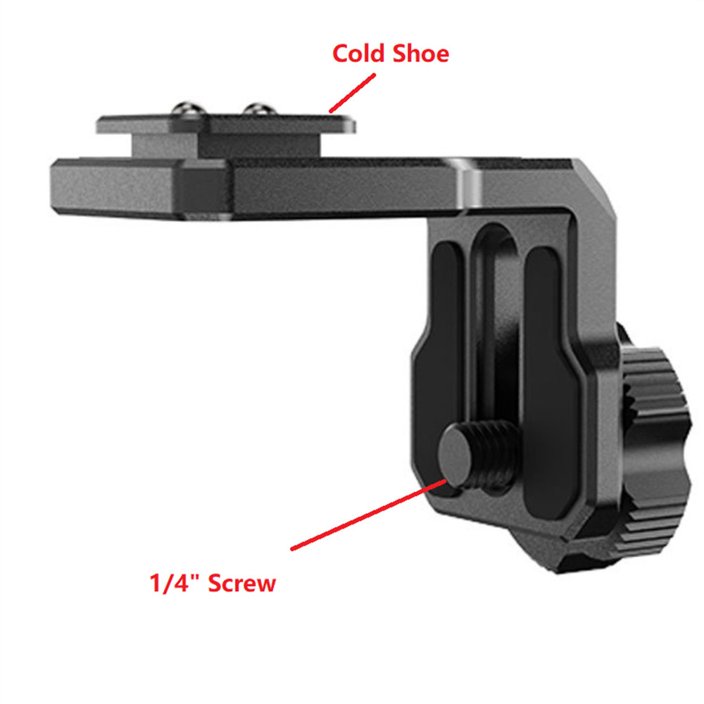 1 PC Universal 1/4 Cold Shoe Mount Wireless Video Transmission System Bracket