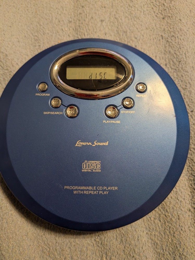 lenoxx sound portable cd player