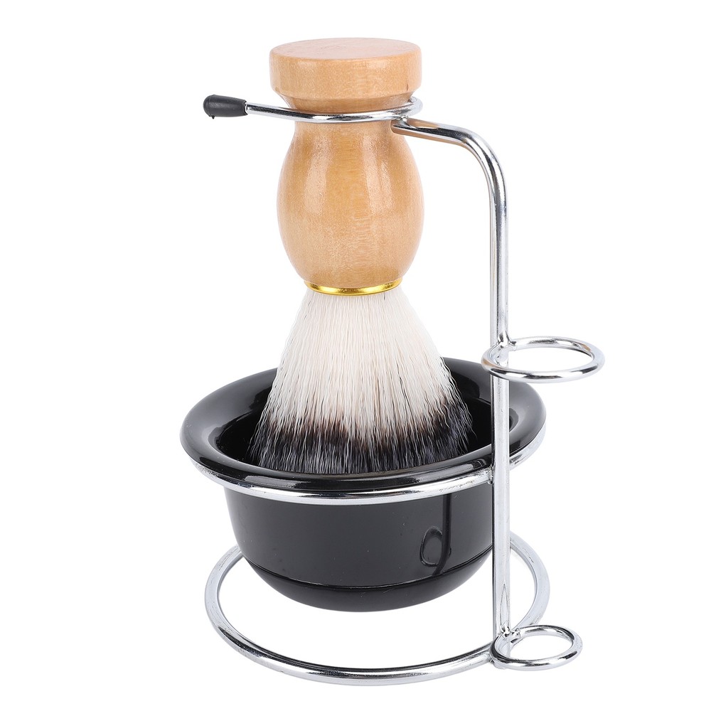 Stylish Shaving Brush Set Efficient Lathering For Men