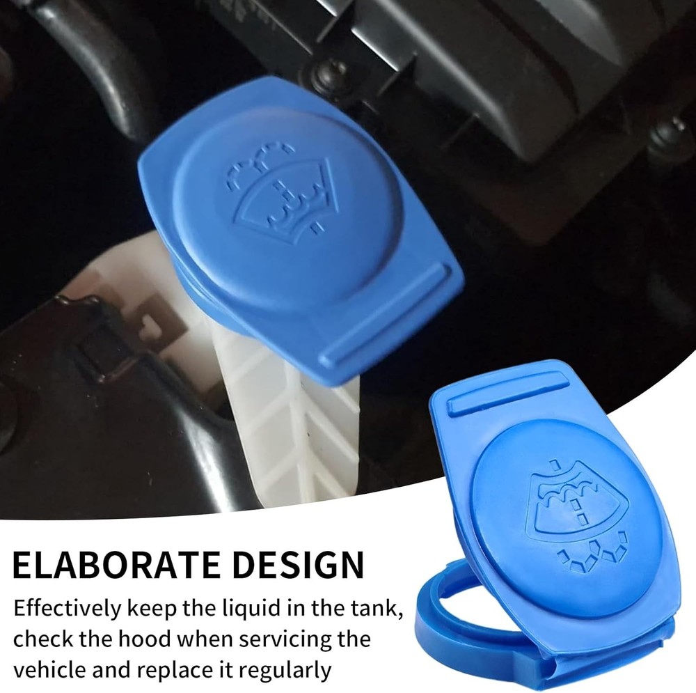 Washer Fluid Cap Compatible with 2003-2018 Cayenne, Windshield Wiper Fluid Reser