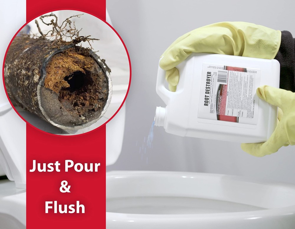 Root Destroyer - 5lbs - Killer for Sewer, Pipe & Drain Lines,