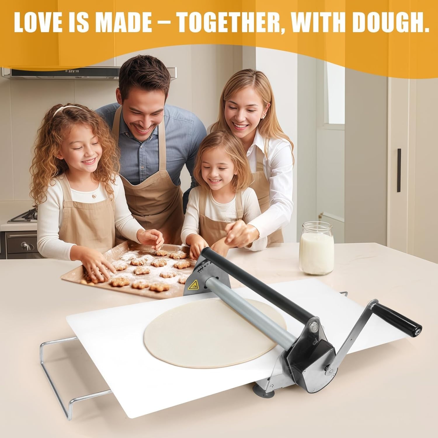 12” Folding Dough Sheeter Machine w/ 2 Rolling Boards Stainless Steel Thickness