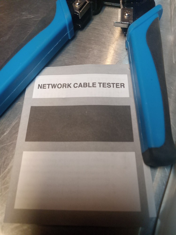 Cat5/6 Network Ethernet Lan Internet Cable Testers, Crimpers, Ends, & More! (DE)