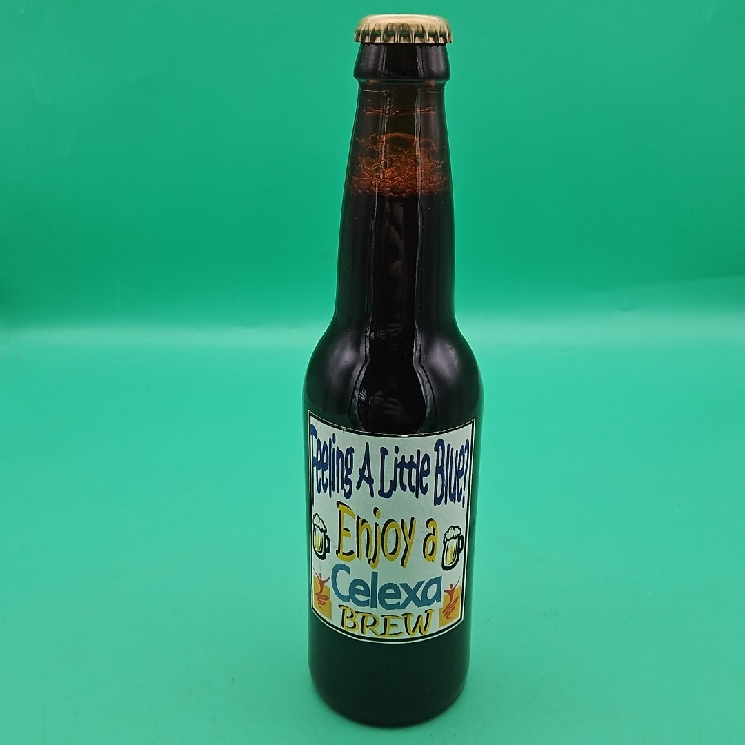 Rare Pharmaceutical Drug Rep Celexa Brew Beer Bottle Vintage