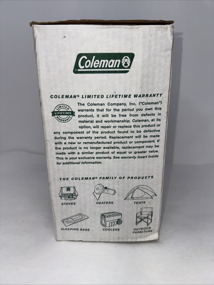 Coleman Propane 2 Mantle Lantern Model Camping 5155 UNTESTED