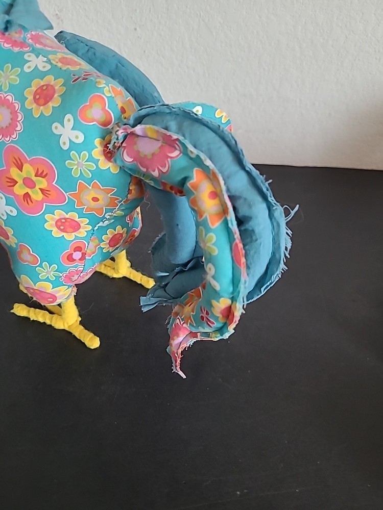 Vintage Style Hand Made Stuffed Chicken