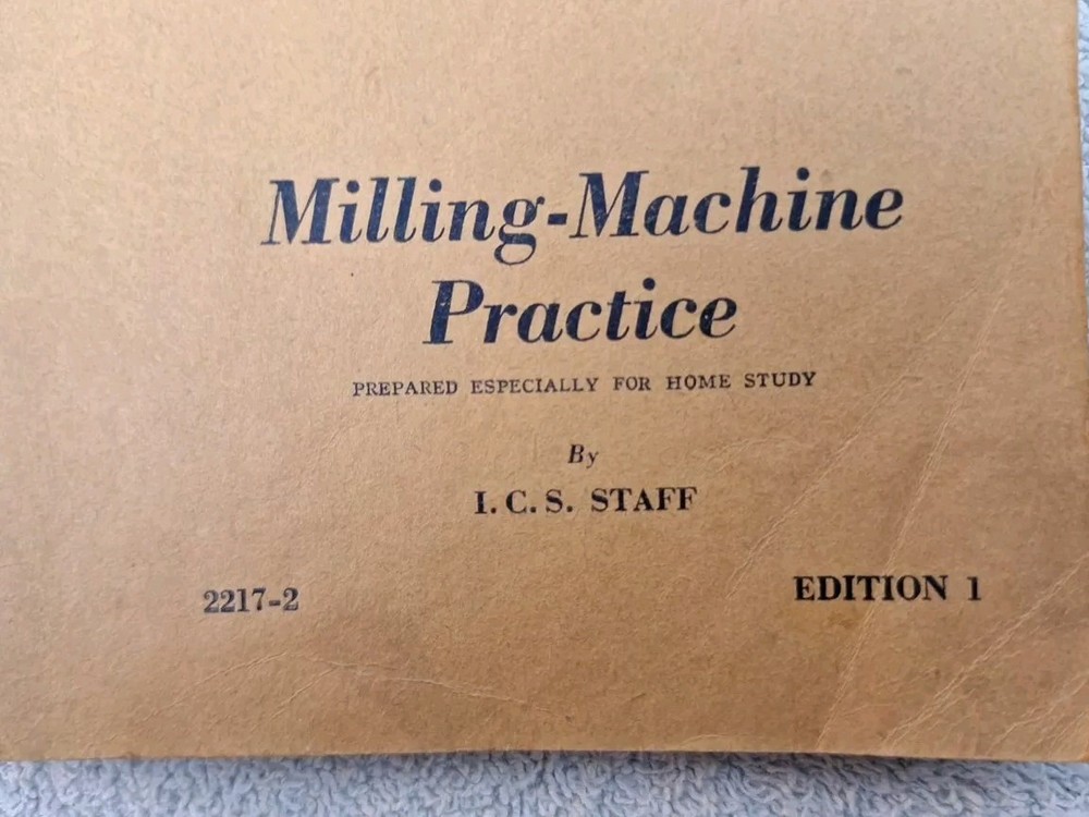 Milling-Machine Practice Edition 1/1948