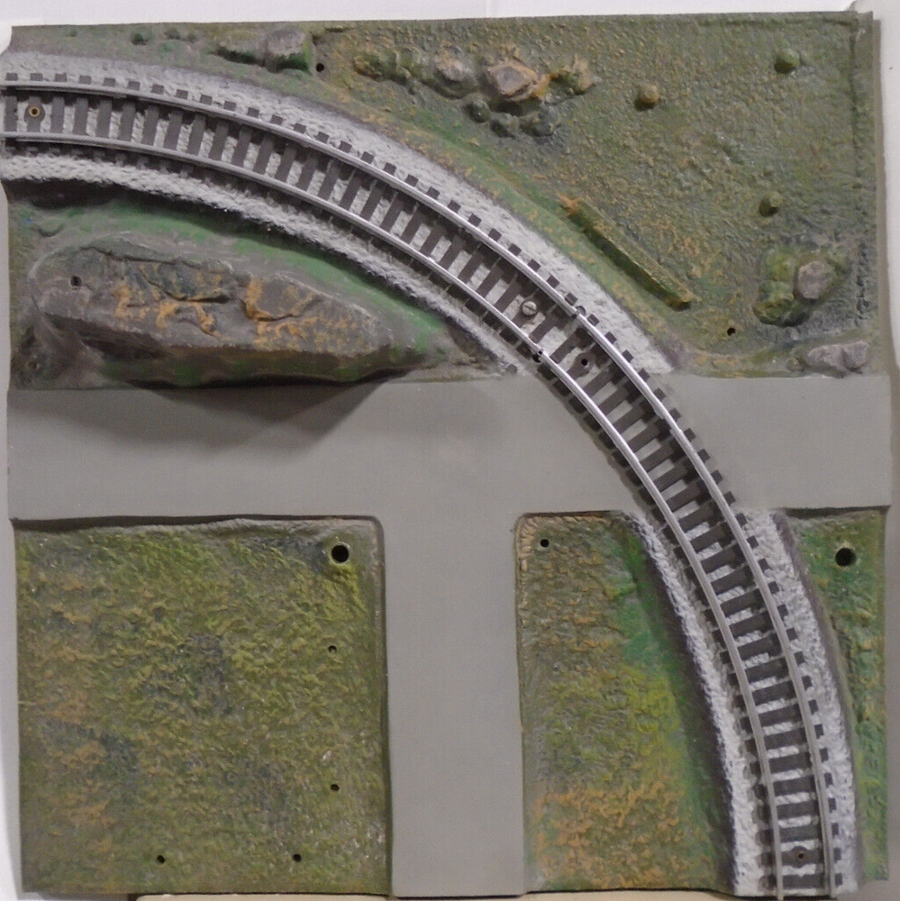 AMERICAN FLYER #26101 ALL ABOARD SCENIC CURVE TRACK PANEL